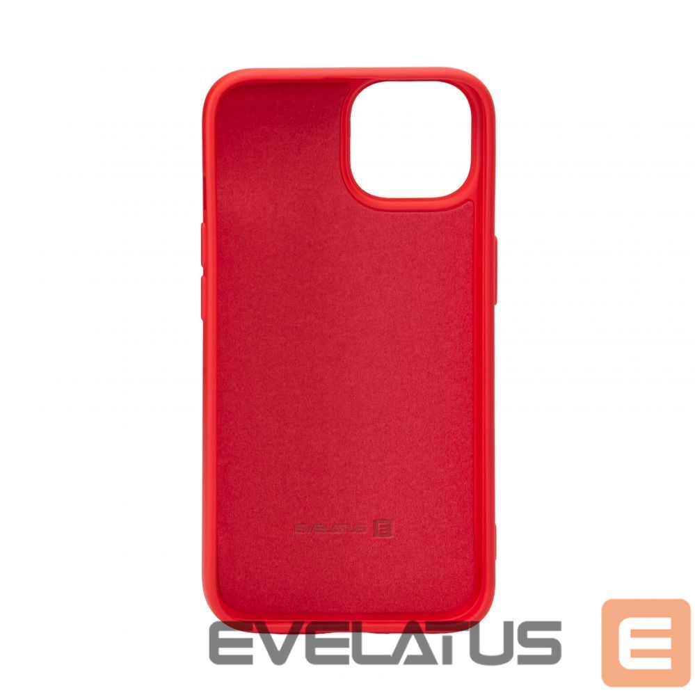 Back panel cover Evelatus Apple iPhone 14 6.1 Nano Silicone Case Soft Touch TPU Red