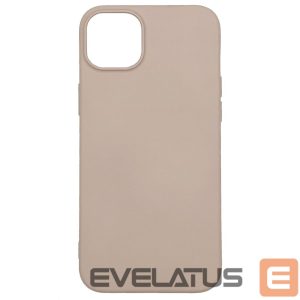 Back panel cover Evelatus Apple iPhone 14 6.1 Nano Silicone Case Soft Touch TPU Beige