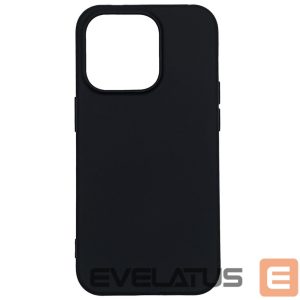 Back panel cover Evelatus Apple iPhone 14 Pro 6.1 Nano Silicone Case Soft Touch TPU Black