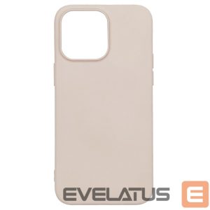 Back panel cover Evelatus Apple iPhone 14 Pro 6.1 Nano Silicone Case Soft Touch TPU Beige