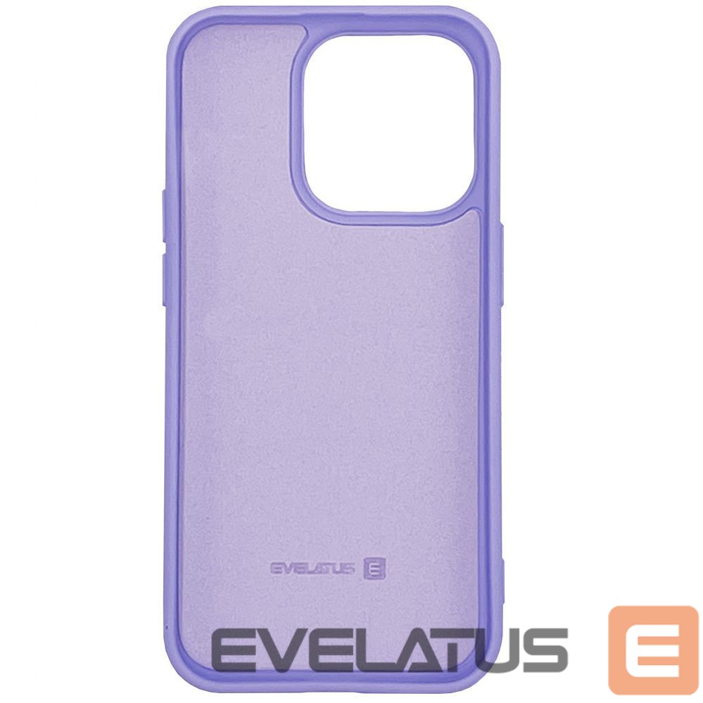 Back panel cover Evelatus Apple iPhone 14 Pro 6.1 Nano Silicone Case Soft Touch TPU Purple