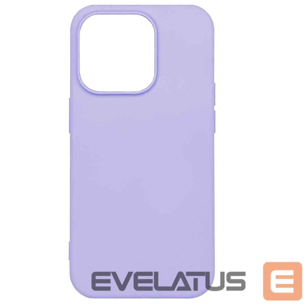 Back panel cover Evelatus Apple iPhone 14 Pro 6.1 Nano Silicone Case Soft Touch TPU Purple
