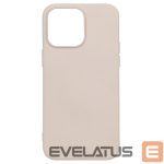 Back panel cover Evelatus Apple iPhone 14 Pro Max 6.7 Nano Silicone Case Soft Touch TPU Beige