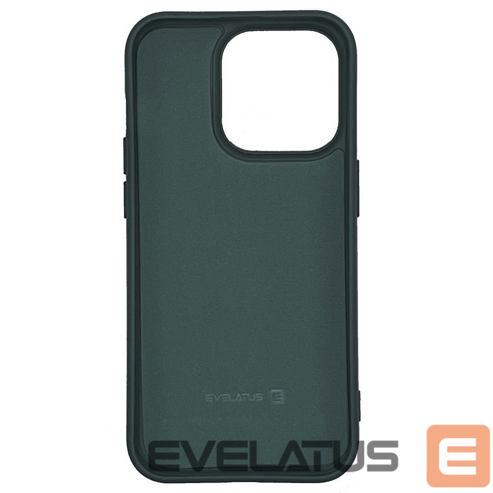 Back panel cover Evelatus Apple iPhone 14 Pro Max 6.7 Nano Silicone Case Soft Touch TPU Green