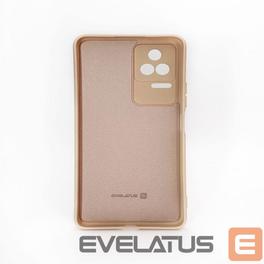 Back panel cover Evelatus Xiaomi POCO F4 Nano Silicone Case Soft Touch TPU Beige