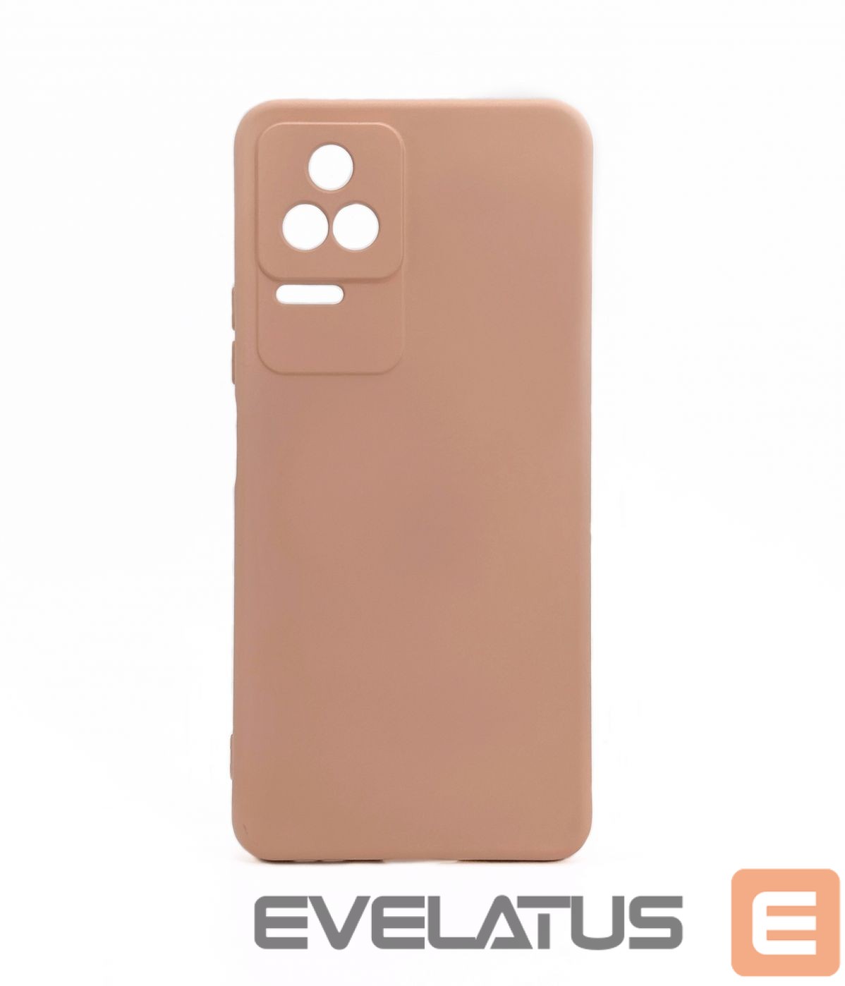 Back panel cover Evelatus Xiaomi POCO F4 Nano Silicone Case Soft Touch TPU Beige