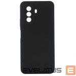 Back panel cover Evelatus Huawei Nova Y70 Nano Silicone Case Soft Touch TPU Black