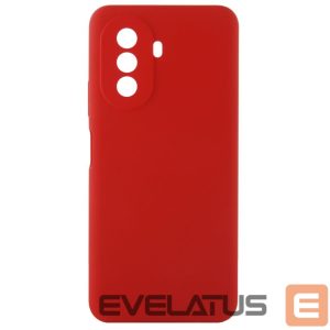 Back panel cover Evelatus Huawei Nova Y70 Nano Silicone Case Soft Touch TPU Red
