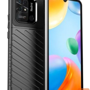 Back panel cover iLike Xiaomi Redmi 10C / Poco C40 Thunder Case Flexible armored cover Black