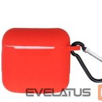 Headphone case iLike Apple Case for Airpods 3 with hook Red