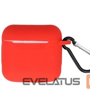 Headphone case iLike Apple Case for Airpods 3 with hook Red