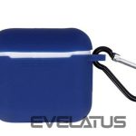 Headphone case iLike Apple Case for Airpods 3 with hook Blue