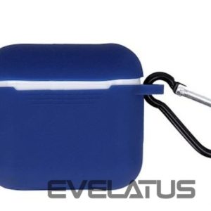 Headphone case iLike Apple Case for Airpods 3 with hook Blue