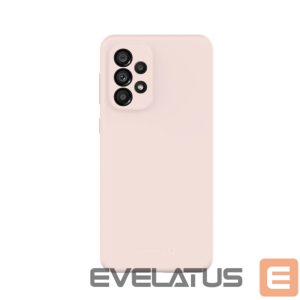 Back panel cover Evelatus Samsung Galaxy A33 5G Premium Soft Touch Silicone Case Pink Sand