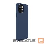 Back panel cover Evelatus Apple iPhone 14 Plus Genuine Leather Case with MagSafe Blue