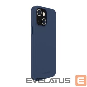 Back panel cover Evelatus Apple iPhone 14 Plus Genuine Leather Case with MagSafe Blue