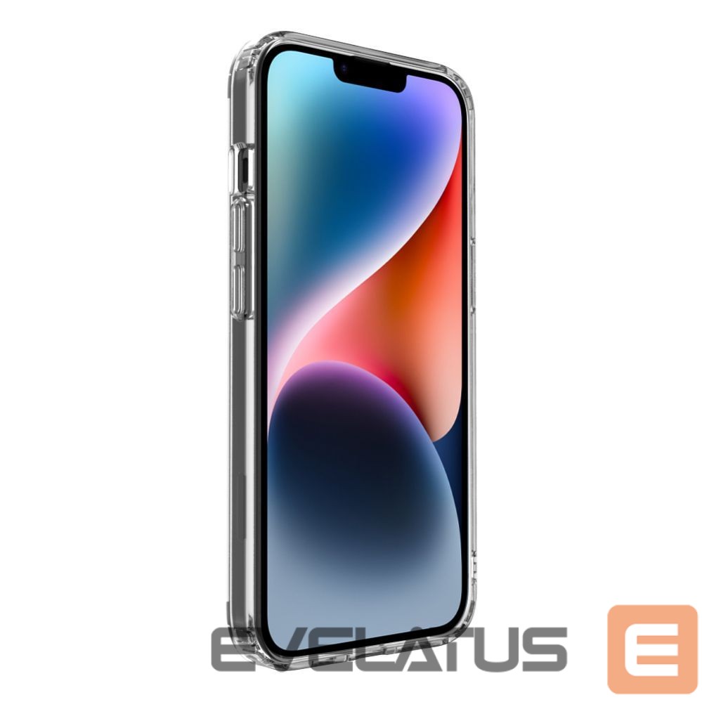 Back panel cover Evelatus Apple iPhone 14 Clear Case with MagSafe Transparent