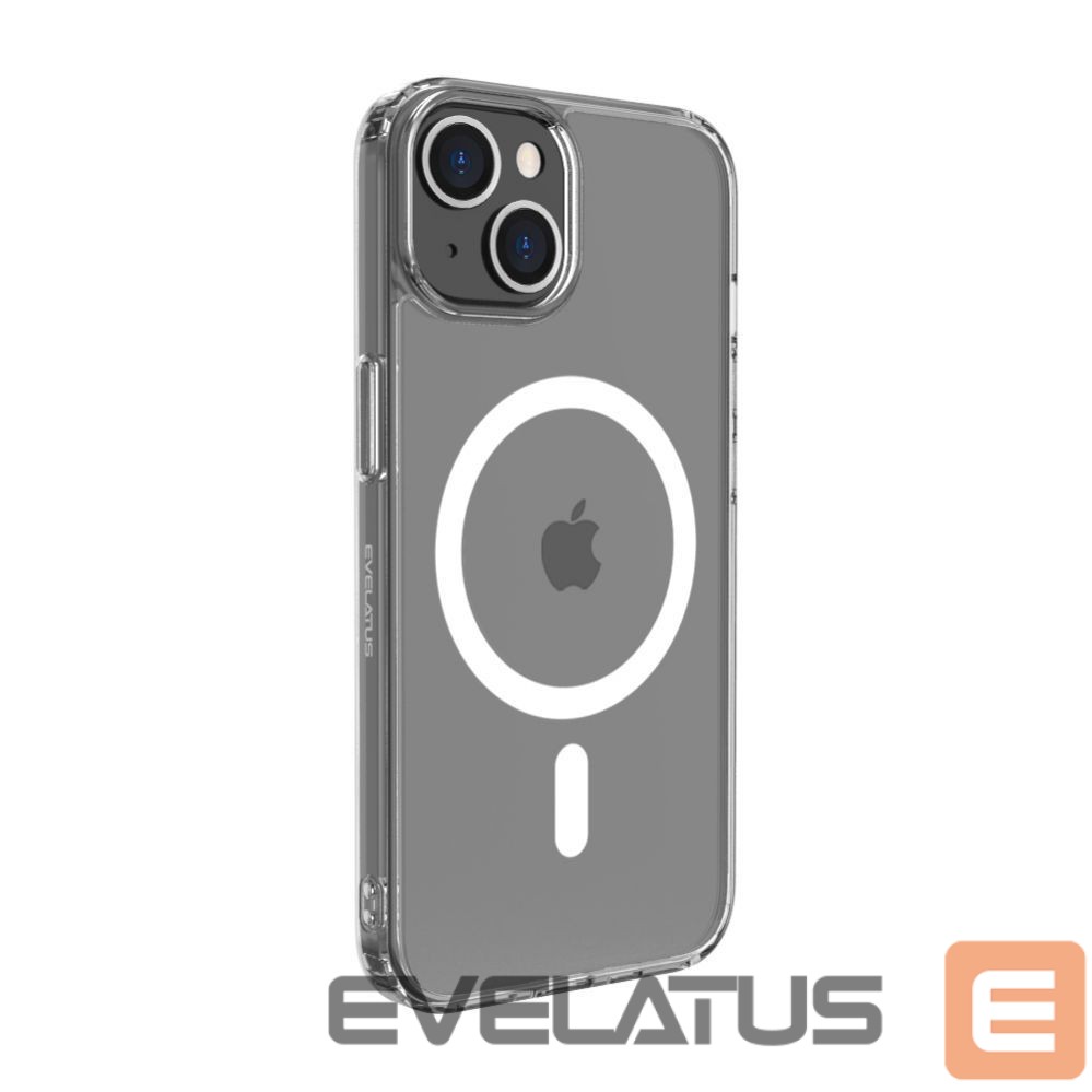 Back panel cover Evelatus Apple iPhone 14 Clear Case with MagSafe Transparent