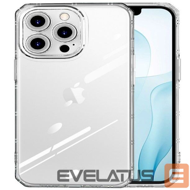 Back panel cover iLike Apple iPhone 14 Pro Max Armor Antishock Case Transparent