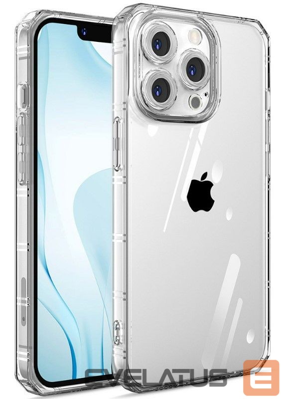 Back panel cover iLike Apple iPhone 14 Pro Max Armor Antishock Case Transparent