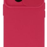 Back panel cover iLike Apple iPhone 14 Pro Camshield Soft Dark Cherry