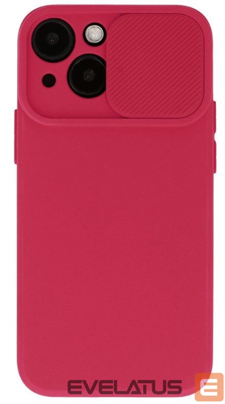 Back panel cover iLike Apple iPhone 14 Pro Camshield Soft Dark Cherry