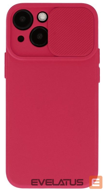 Back panel cover iLike Apple Iphone 14 Pro Max Camshield Soft Dark Cherry