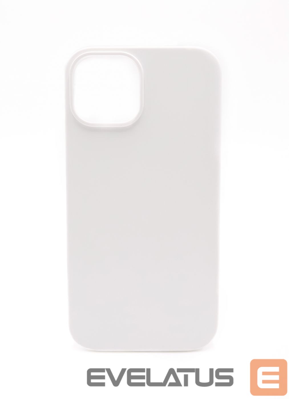 Back panel cover Evelatus Apple iPhone 14 Premium Soft Touch Silicone Case White