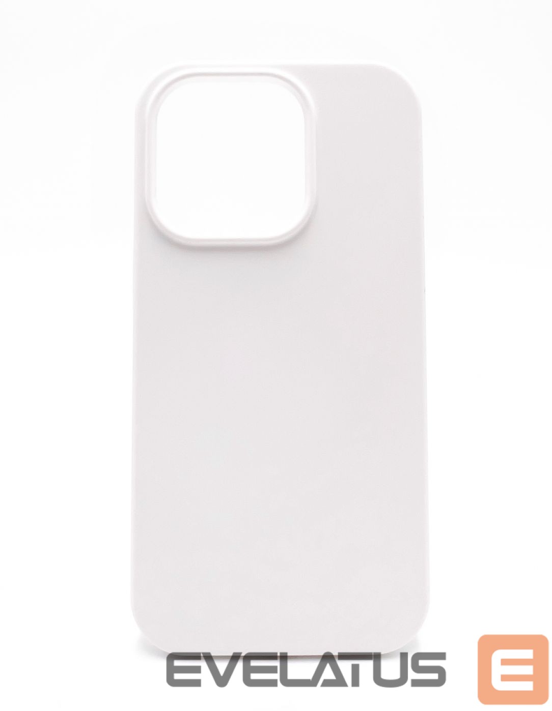 Back panel cover Evelatus Apple iPhone 14 Pro Premium Soft Touch Silicone Case White