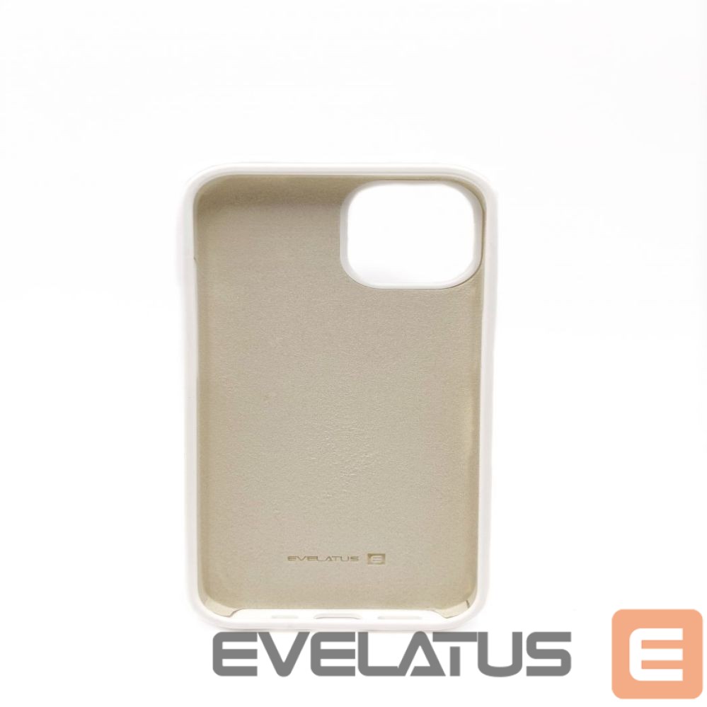 Back panel cover Evelatus Apple iPhone 14 Pro Premium Soft Touch Silicone Case White