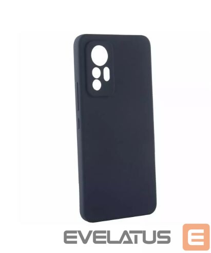 Back panel cover Evelatus Xiaomi 12T Premium Soft Touch Silicone Case Midnight Blue
