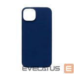 Back panel cover Evelatus Apple iPhone 14 Plus Premium Magsafe Soft Touch Silicone Case Midnight Blue