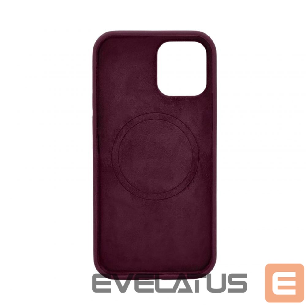 Back panel cover Evelatus Apple iPhone 14 Pro Max Premium Magsafe Soft Touch Silicone Case Plum
