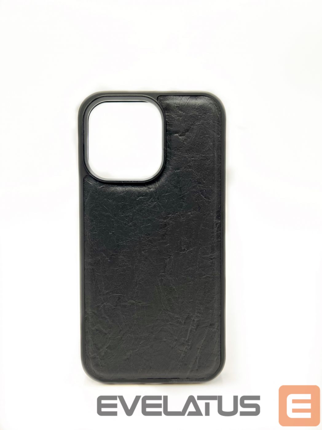 Back panel cover Evelatus Apple iPhone 14 Pro Silicone case Kraft Black