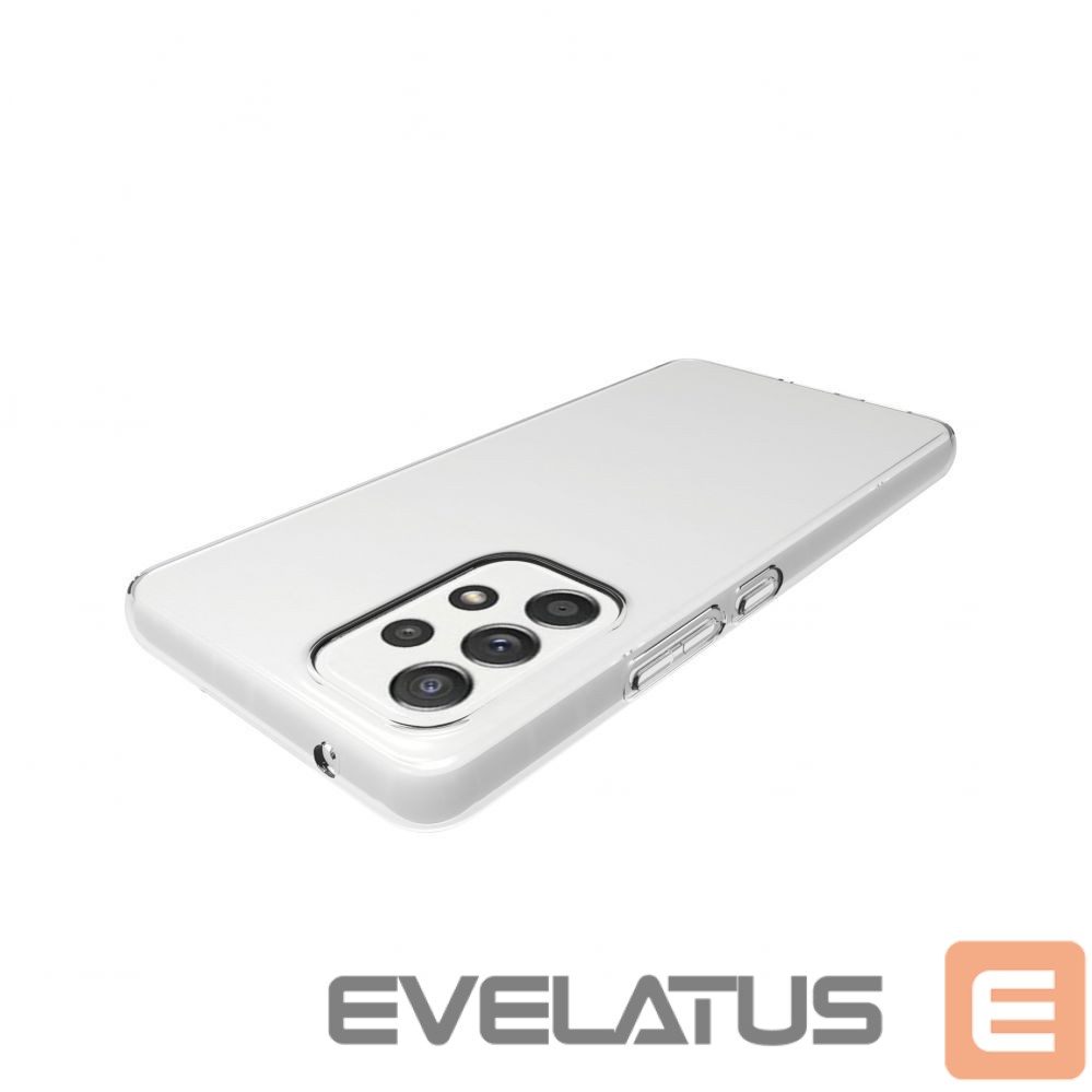 Back panel cover Evelatus Samsung Galaxy A04s / A13 5G Clear Silicone Case 1.5mm TPU Transparent