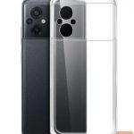 Back panel cover Evelatus Xiaomi Poco M5 Clear Silicone Case 1.5mm TPU Transparent