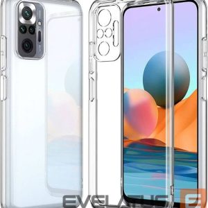 Back panel cover Evelatus Xiaomi Redmi 11 Prime 5G Clear Silicone Case 1.5mm TPU Transparent