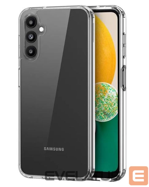 Back panel cover Evelatus Samsung Galaxy A14 Clear Silicone Case 1.5mm TPU Transparent