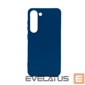 Back panel cover Evelatus Samsung Galaxy S23 Plus Nano Silicone Case Soft Touch TPU Midnight Blue