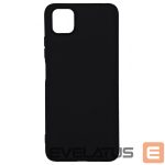 Back panel cover Evelatus Xiaomi Redmi A1 / A2 Nano Silicone Case Soft Touch TPU Black