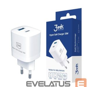 Adapter 3MK  Hyper GaN Charger 33W White