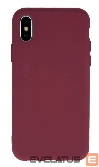 Back panel cover iLike - iPhone 11 Silicon case Burgundy