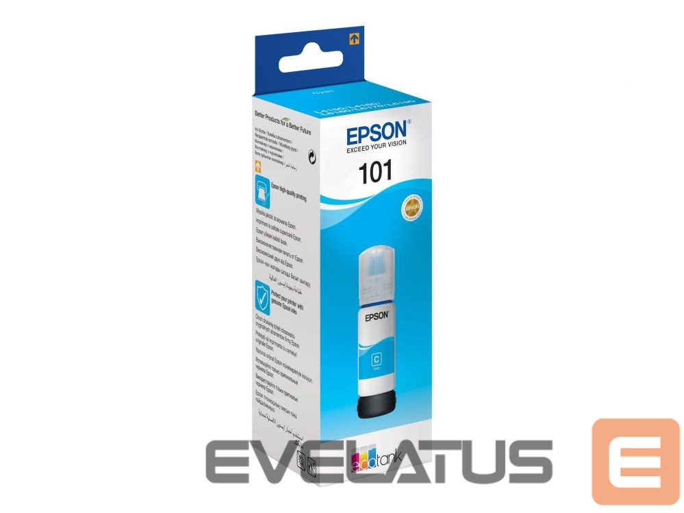 Printer accessories EPSON 101 EcoTank CY Ink Bottle, Cyan