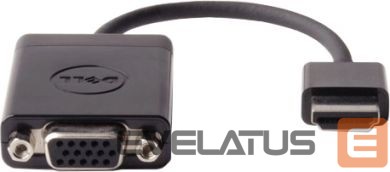 Converter Dell Adapter HDMI to VGA 470-ABZX Black, HDMI - Male