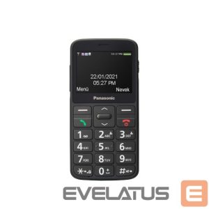 Cell phone Panasonic  KX-TU160 Easy Use Mobile Phone Black, 2.4 ", TFT-LCD, 240 x 320, USB version USB-C, Built-in camera, Main camera 0.3 MP, 32 GB