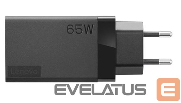 Adapter Lenovo Travel Adapter USB-C AC Black, 65 W