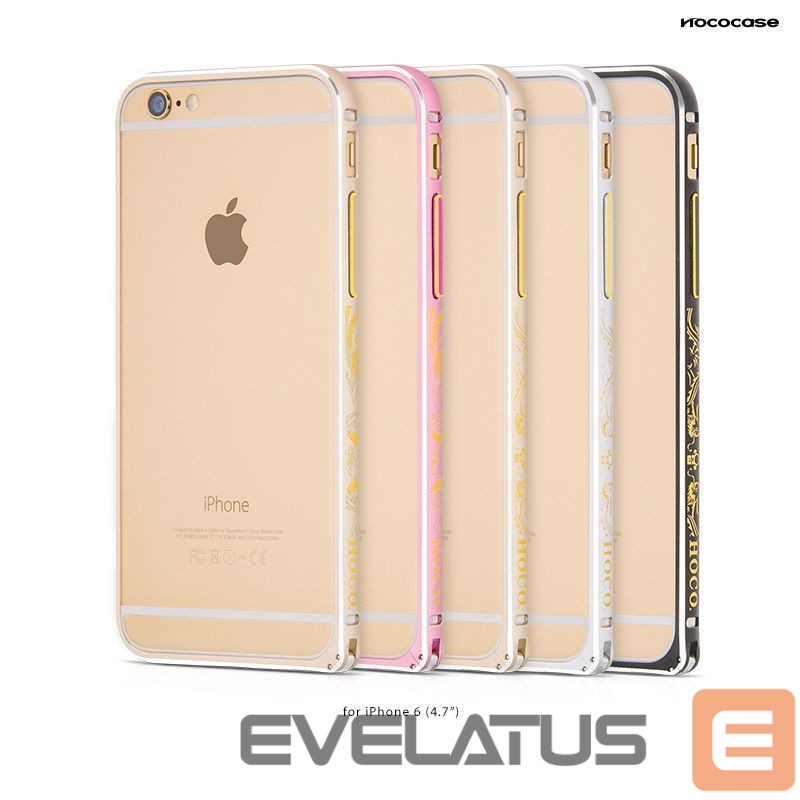 Back panel cover Hoco Apple iPhone 6 Good fortune bumper Silver