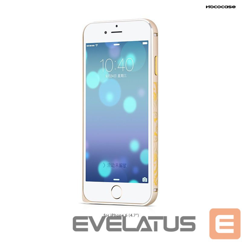 Back panel cover Hoco Apple iPhone 6 Good fortune bumper HI-T027 gold