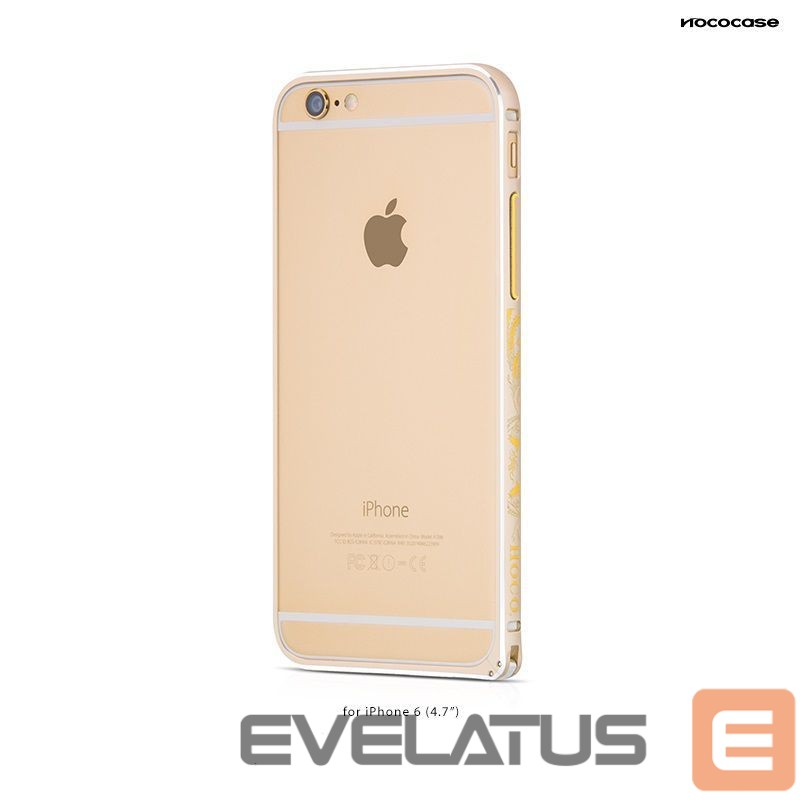 Back panel cover Hoco Apple iPhone 6 Good fortune bumper HI-T027 gold
