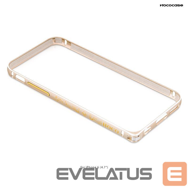 Back panel cover Hoco Apple iPhone 6 Good fortune bumper HI-T027 gold